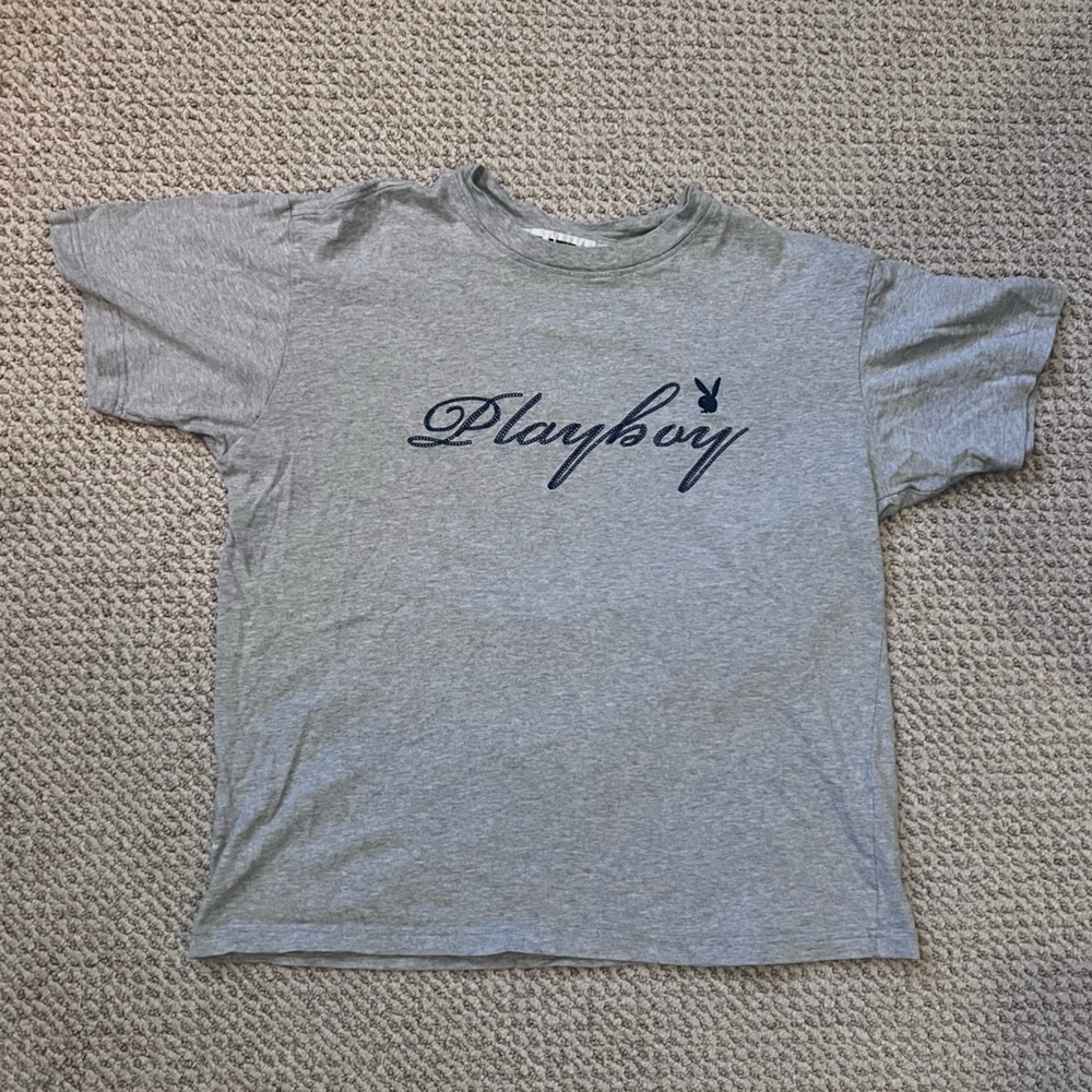 Playboy Heather Gray Tee